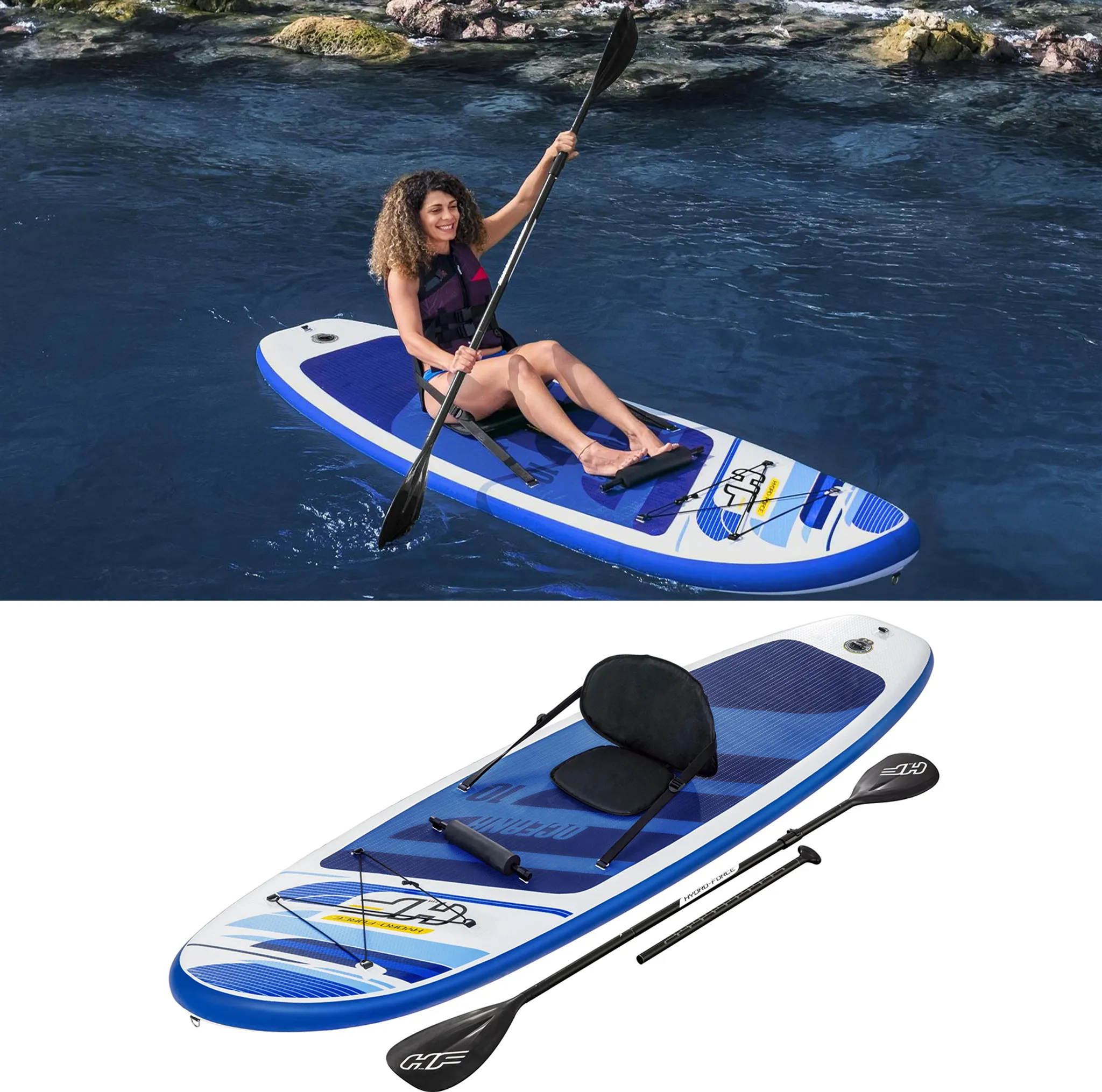 SUP Board-Set Oceana 305 x 84 x 12 cm – Image 12
