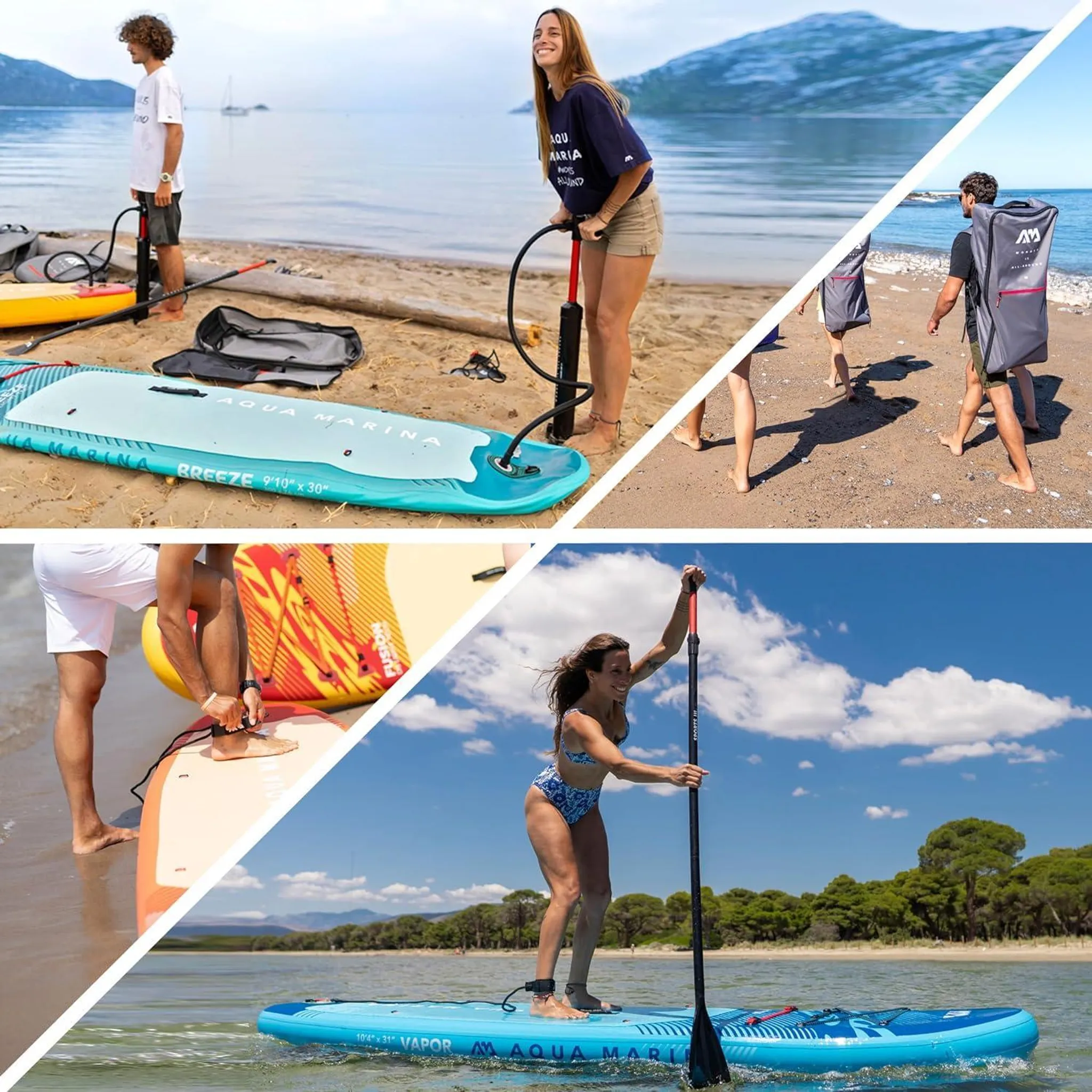 Paddle gonflable Aqua Marina Fusion 2026 330 cm - Kit complet – Image 9
