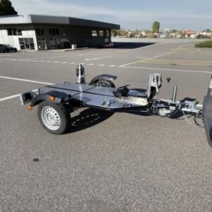 Remorque porte-moto abaissable et pliable Cochet (noir) PTC600kg