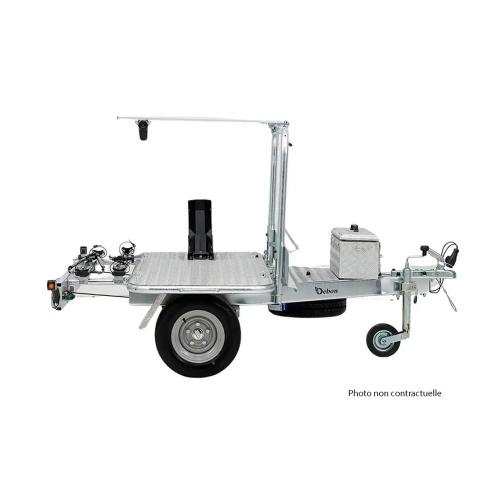 Remorque porte-moto transversale pour camping-car Roadster Camp – Image 4
