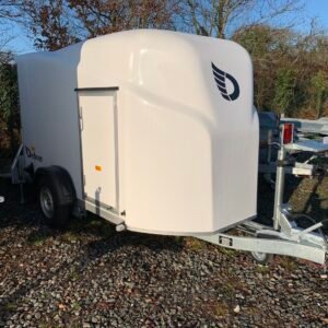 Remorque fourgon polyester DEBON CARGO 1300 Blanche 295x152x170 cm