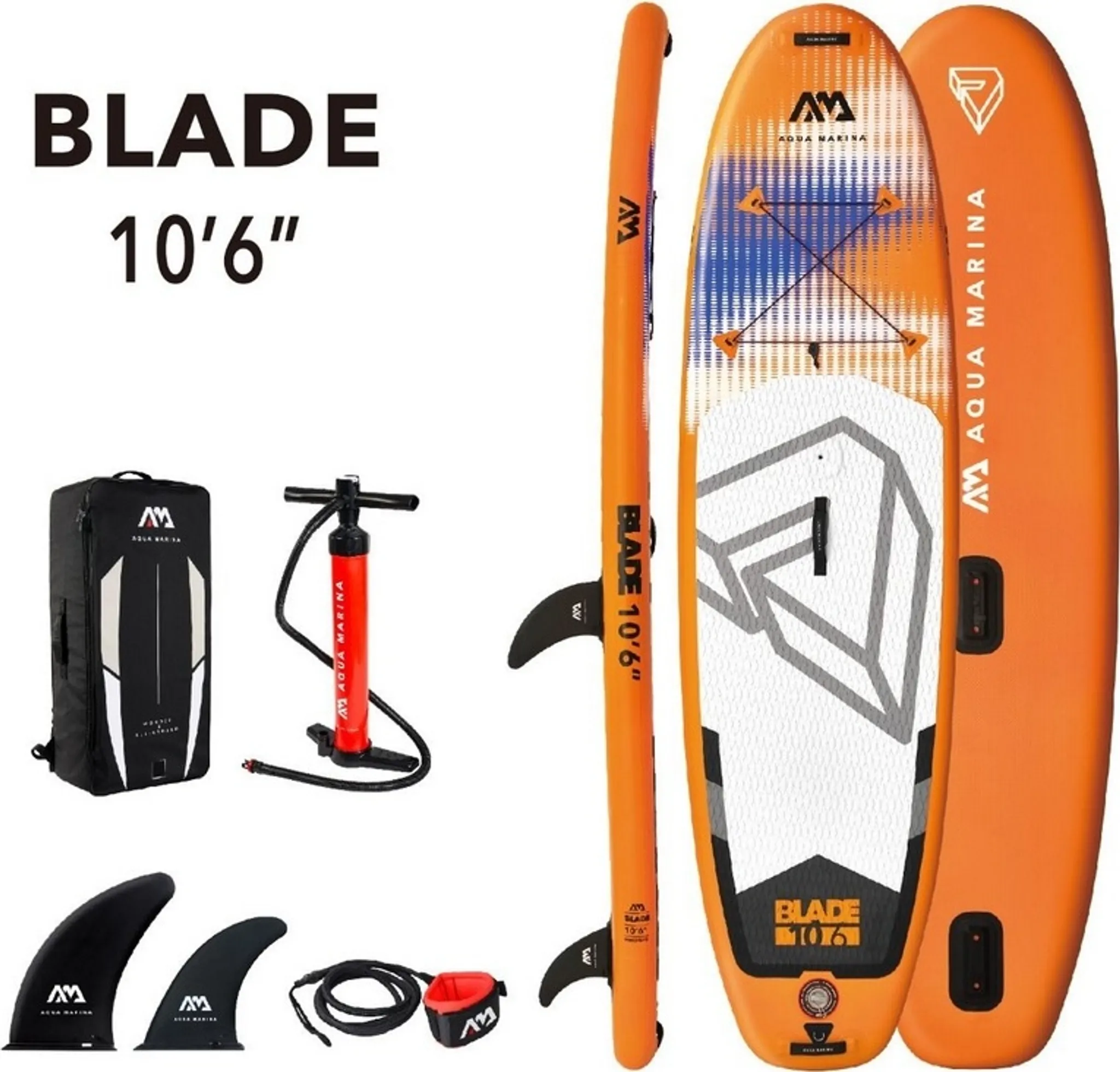 Paddle windsurf gonflable Aqua Marina Blade 10'6″ (320 cm)