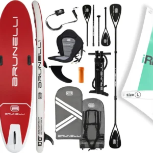 BRUNELLI 10.8 Planche de windsurf iSUP gonflable avec voile iRIG L