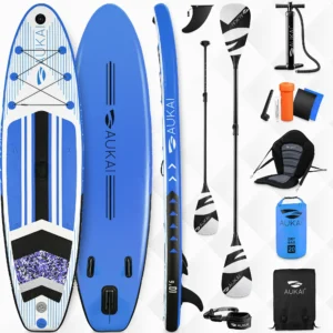 Paddle gonflable 2 en 1 320 cm avec siège kayak et double pagaie