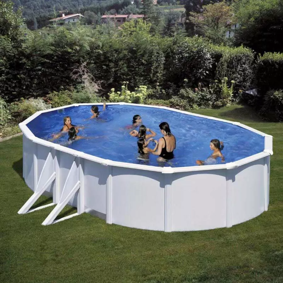 Piscine ovale acier Gré Bora Bora - 5 x 3 x 1,20 m – Image 5