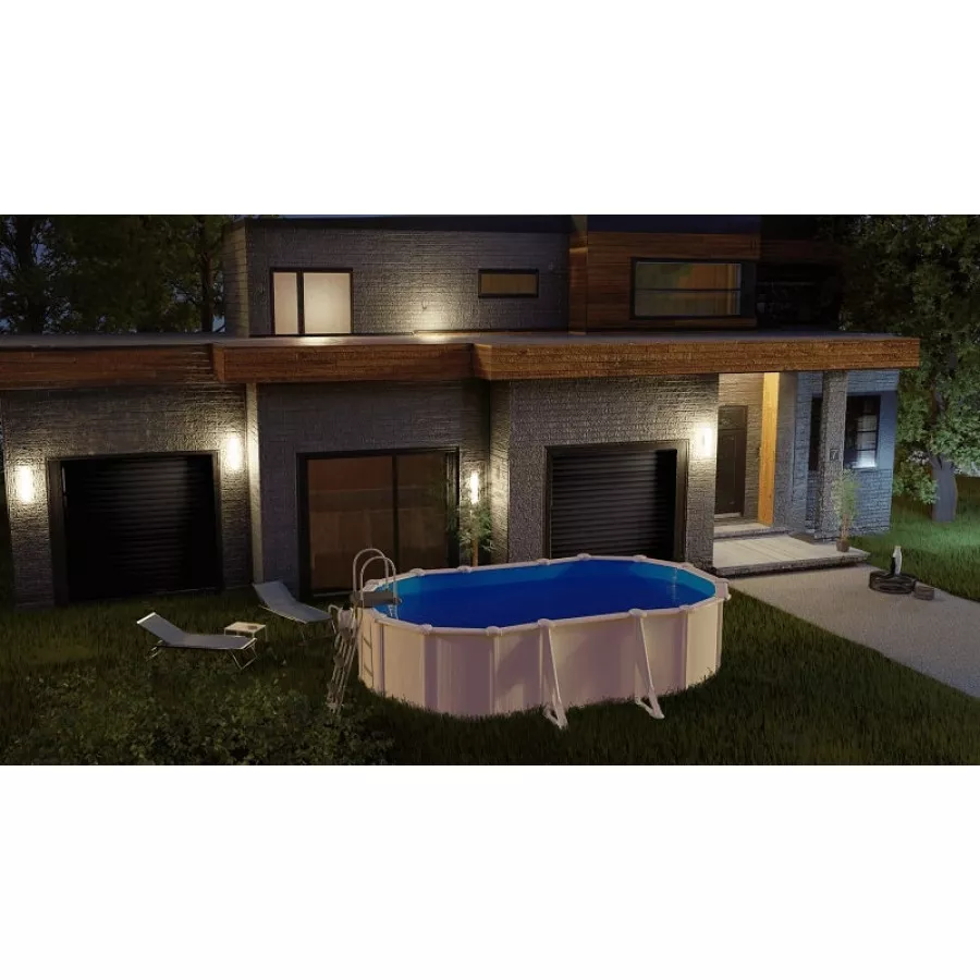 Piscine ovale acier Gré Bora Bora - 5 x 3 x 1,20 m – Image 6