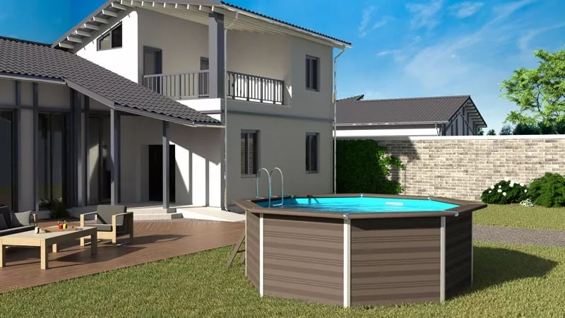 Piscine ronde composite Gré Avantgarde - Ø 4,10 x 1,24 m – Image 3