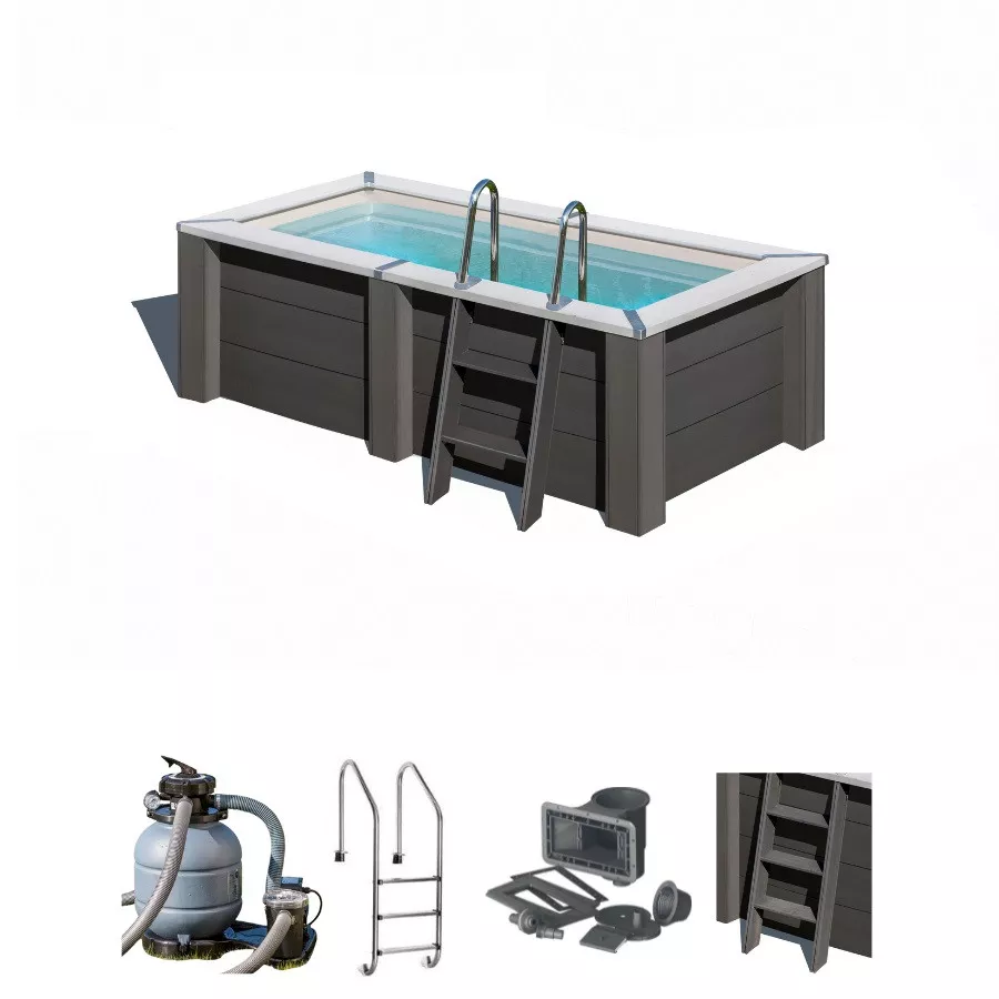Piscine composite Gré Avantgarde Nova 3,15 x 1,75 x 0,96 m – Image 2