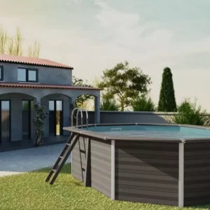 Piscine ovale composite Gré Avantgarde - 5,24 x 3,86 x 1,24 m
