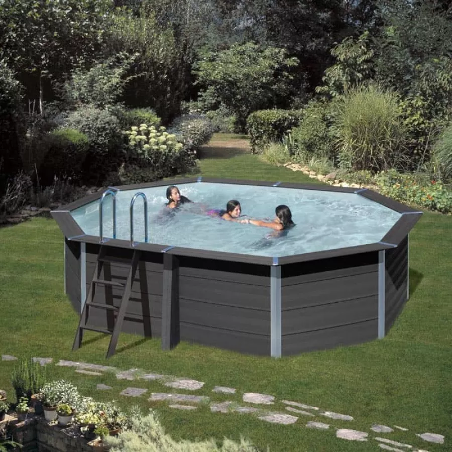 Piscine ovale composite Gré Avantgarde - 5,24 x 3,86 x 1,24 m – Image 3