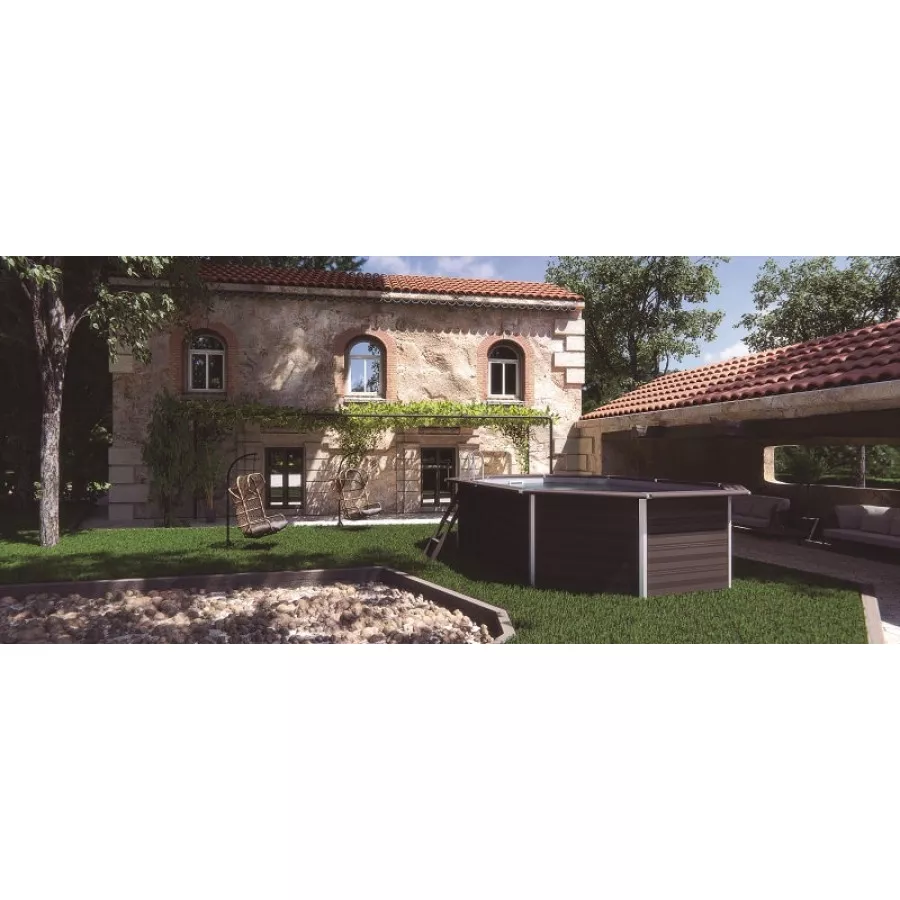 Piscine ovale composite Gré Avantgarde - 5,24 x 3,86 x 1,24 m – Image 11