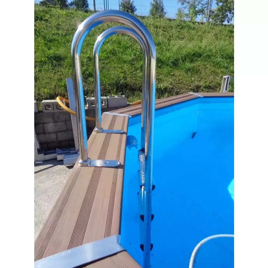 Piscine ovale composite Gré Avantgarde - 6,64 x 3,86 x 1,24 m + LED – Image 6