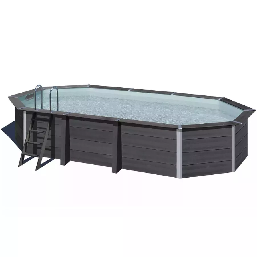 Piscine ovale composite Gré Avantgarde - 6,64 x 3,86 x 1,24 m + LED – Image 3