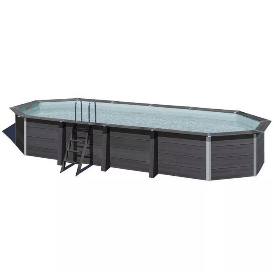 Piscine ovale composite Gré Avantgarde - 8,04 x 3,86 x 1,24 m