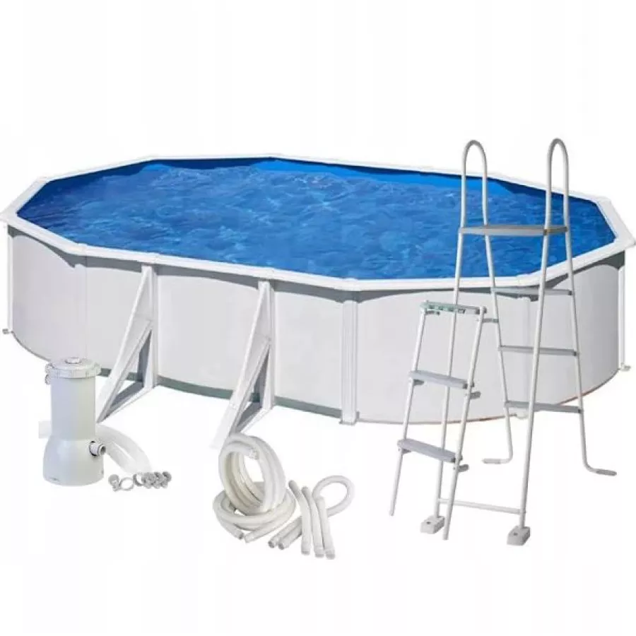 Piscine ovale acier Gré Bora Bora - 5 x 3 x 1,20 m