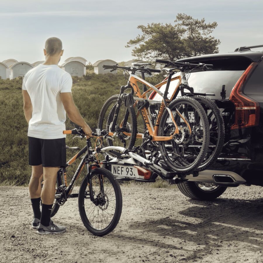 Porte-vélos d'attelage THULE VeloCompact pour 2 vélos – Image 3