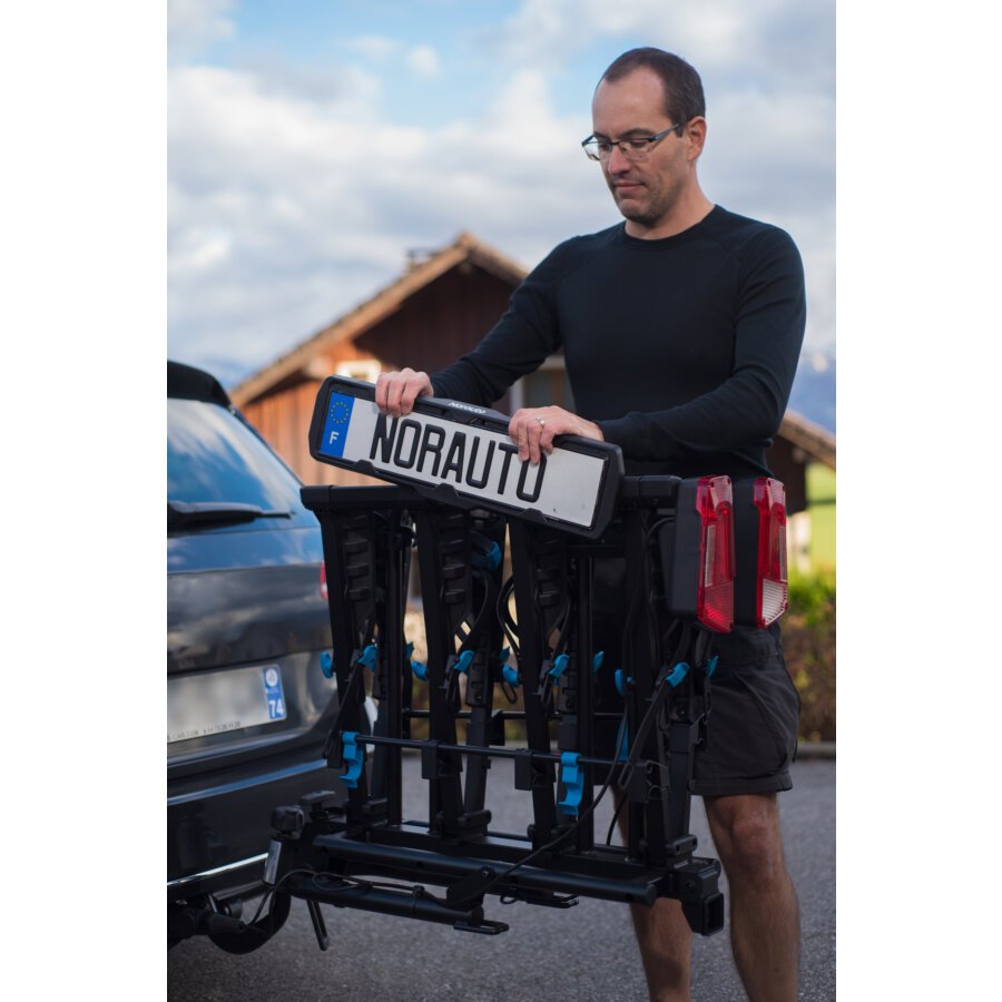 Porte-vélos sur attelage NORAUTO DECK 200-2 pour 2 vélos – Image 8