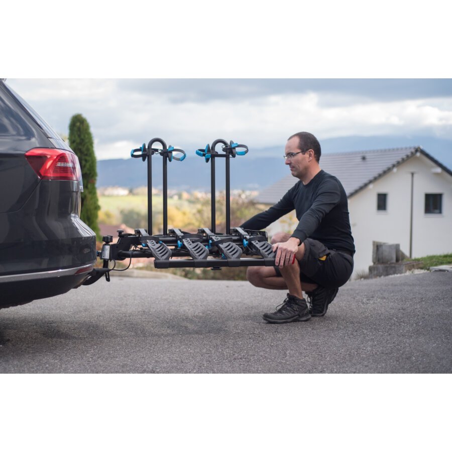 Porte-vélos sur attelage NORAUTO DECK 200-4 pour 4 vélos – Image 12