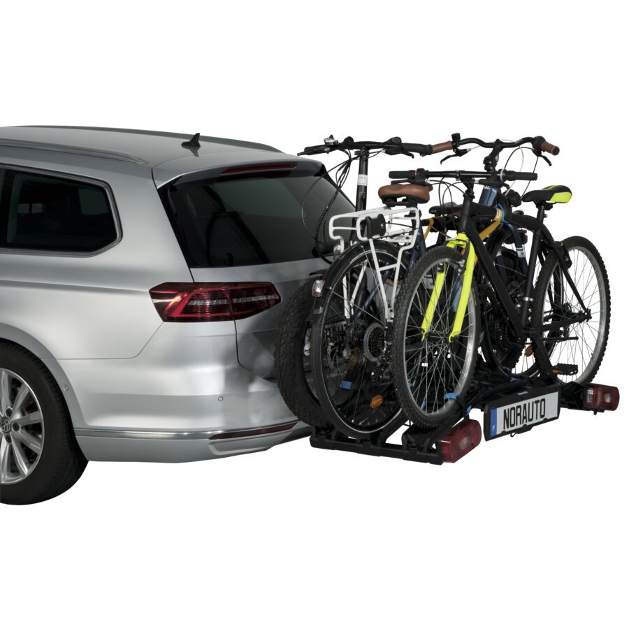 Porte-vélos attelage NORAUTO E-FIT 100-3 - 3 vélos électriques