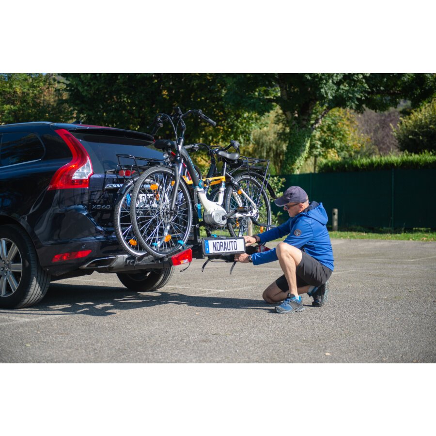 Porte-vélos attelage NORAUTO E-FIT 200-2 - 2 vélos électriques