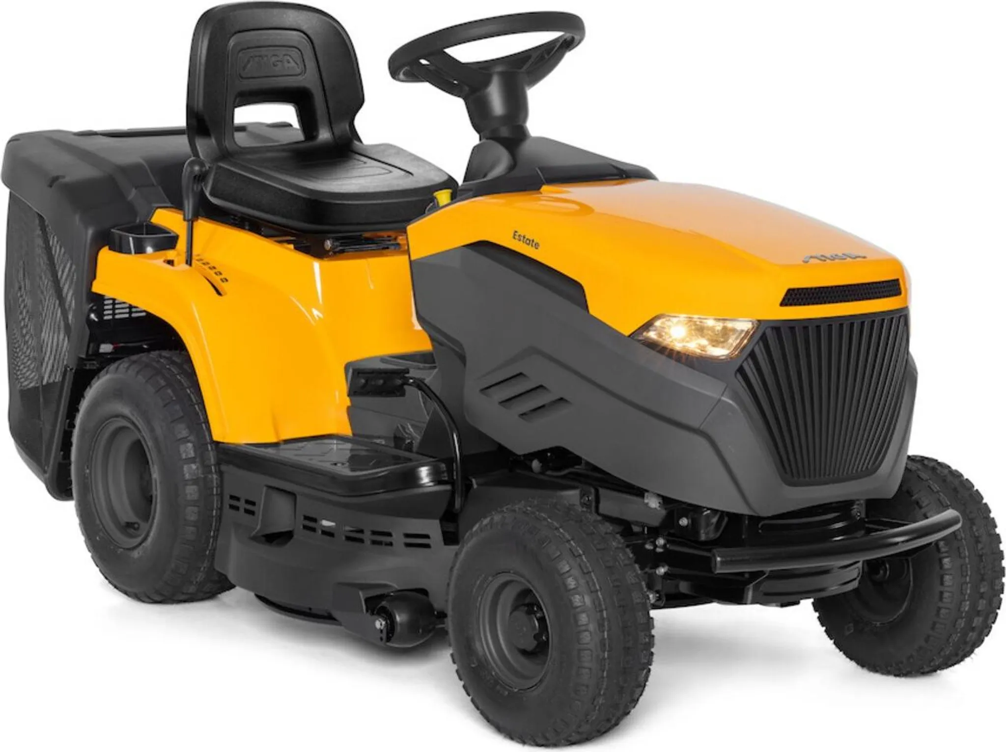 Tondeuse autoportée STIGA Estate 384 M, moteur 352 cm³ (7,9 CV), largeur de coupe 84 cm