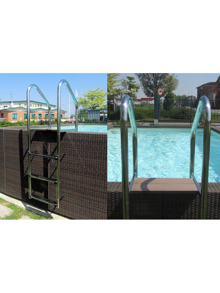 Piscine hors-sol Laghetto Dolce Vita Diva – habillage blanc ou gris – Image 6